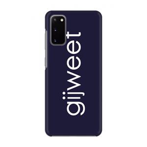 CaseCompany Gijweet: Volledig geprint Samsung Galaxy S20 Hoesje
