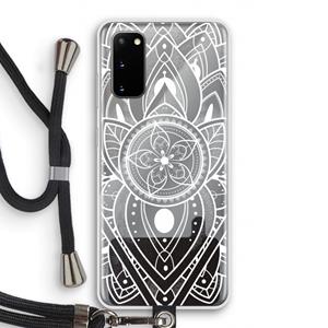 CaseCompany It's Complicated: Samsung Galaxy S20 Transparant Hoesje met koord