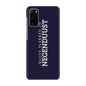 CaseCompany Blijve plakken in Negenduust: Volledig geprint Samsung Galaxy S20 Hoesje