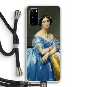 CaseCompany Eleonore: Samsung Galaxy S20 Transparant Hoesje met koord