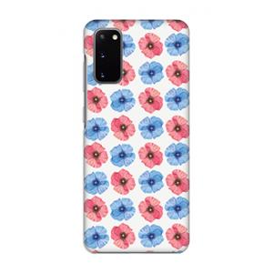 CaseCompany Klaproosjes: Volledig geprint Samsung Galaxy S20 Hoesje
