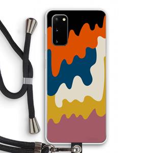 CaseCompany Baar A: Samsung Galaxy S20 Transparant Hoesje met koord