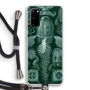 CaseCompany Haeckel Cubomedusae: Samsung Galaxy S20 Transparant Hoesje met koord