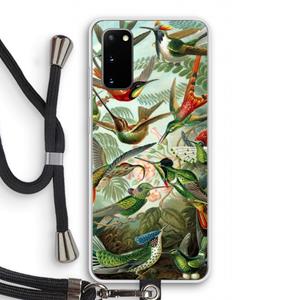CaseCompany Haeckel Trochilidae: Samsung Galaxy S20 Transparant Hoesje met koord