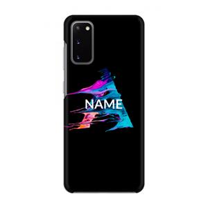 CaseCompany Abstract Spectrum: Volledig geprint Samsung Galaxy S20 Hoesje