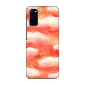 CaseCompany Lichte Wolken: Volledig geprint Samsung Galaxy S20 Hoesje