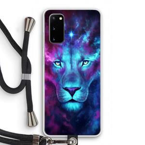CaseCompany Firstborn: Samsung Galaxy S20 Transparant Hoesje met koord