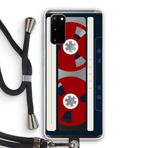CaseCompany Here's your tape: Samsung Galaxy S20 Transparant Hoesje met koord