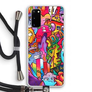 CaseCompany Dreams: Samsung Galaxy S20 Transparant Hoesje met koord