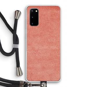 CaseCompany Marrakech Walls: Samsung Galaxy S20 Transparant Hoesje met koord
