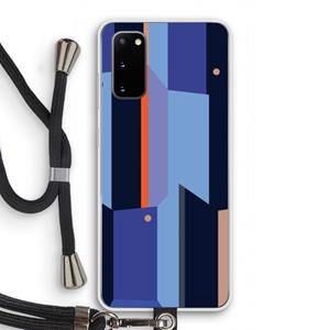 CaseCompany Gestalte 3: Samsung Galaxy S20 Transparant Hoesje met koord