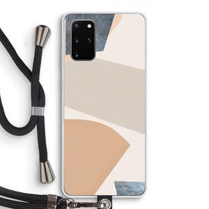CaseCompany Formo: Samsung Galaxy S20 Plus Transparant Hoesje met koord
