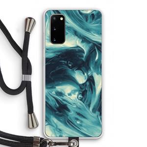 CaseCompany Dreaming About Whales: Samsung Galaxy S20 Transparant Hoesje met koord
