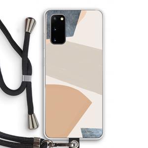 CaseCompany Formo: Samsung Galaxy S20 Transparant Hoesje met koord