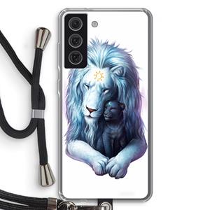 CaseCompany Child Of Light: Samsung Galaxy S21 FE Transparant Hoesje met koord