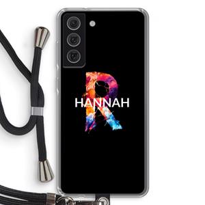CaseCompany Abstract Spectrum: Samsung Galaxy S21 FE Transparant Hoesje met koord