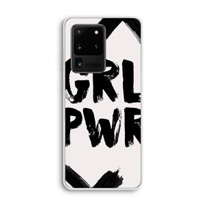 CaseCompany Girl Power #2: Samsung Galaxy S20 Ultra Transparant Hoesje