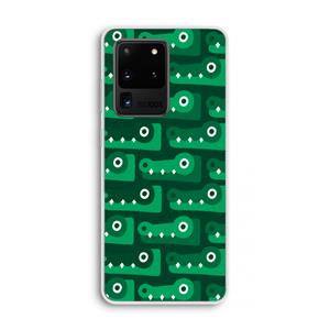 CaseCompany Crocs: Samsung Galaxy S20 Ultra Transparant Hoesje