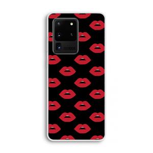CaseCompany Lips: Samsung Galaxy S20 Ultra Transparant Hoesje