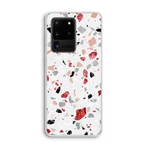 CaseCompany Terrazzo N°12: Samsung Galaxy S20 Ultra Transparant Hoesje