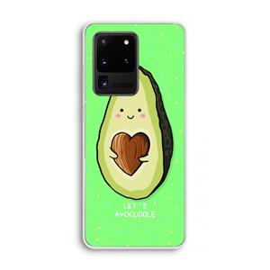 CaseCompany Avocuddle: Samsung Galaxy S20 Ultra Transparant Hoesje