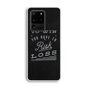 CaseCompany Risk loss: Samsung Galaxy S20 Ultra Transparant Hoesje