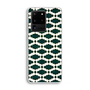 CaseCompany Moroccan tiles: Samsung Galaxy S20 Ultra Transparant Hoesje