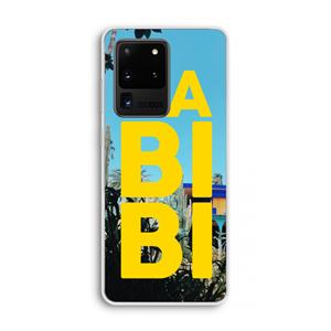 CaseCompany Habibi Majorelle : Samsung Galaxy S20 Ultra Transparant Hoesje