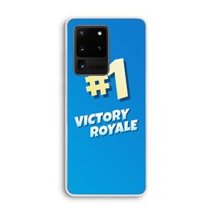 CaseCompany Victory Royale: Samsung Galaxy S20 Ultra Transparant Hoesje