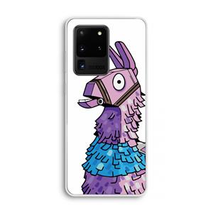 CaseCompany Lama: Samsung Galaxy S20 Ultra Transparant Hoesje