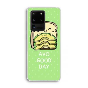 CaseCompany Avo Good Day: Samsung Galaxy S20 Ultra Transparant Hoesje