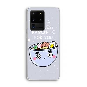 CaseCompany I'm A Hopeless Ramen-Tic For You: Samsung Galaxy S20 Ultra Transparant Hoesje