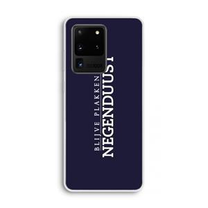 CaseCompany Blijve plakken in Negenduust: Samsung Galaxy S20 Ultra Transparant Hoesje