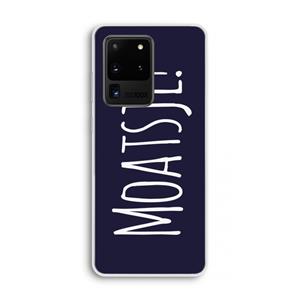 CaseCompany Moatsje!: Samsung Galaxy S20 Ultra Transparant Hoesje
