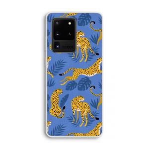 CaseCompany Luipaard: Samsung Galaxy S20 Ultra Transparant Hoesje