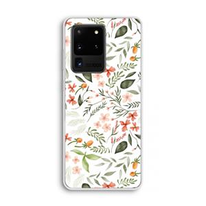 CaseCompany Sweet little flowers: Samsung Galaxy S20 Ultra Transparant Hoesje