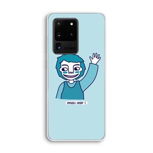 CaseCompany Zwaai: Samsung Galaxy S20 Ultra Transparant Hoesje