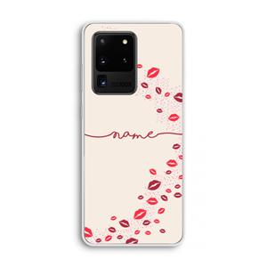 CaseCompany Kusjes: Samsung Galaxy S20 Ultra Transparant Hoesje