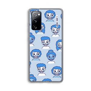 CaseCompany Gezichtjes: Samsung Galaxy S20 FE / S20 FE 5G Transparant Hoesje