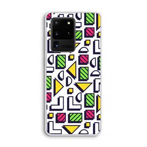 CaseCompany 8-bit N°4: Samsung Galaxy S20 Ultra Transparant Hoesje