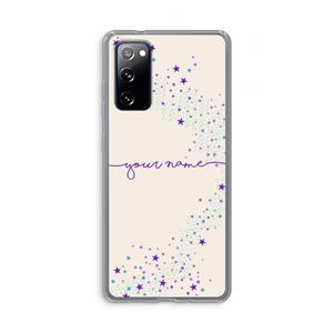 CaseCompany Sterren: Samsung Galaxy S20 FE / S20 FE 5G Transparant Hoesje