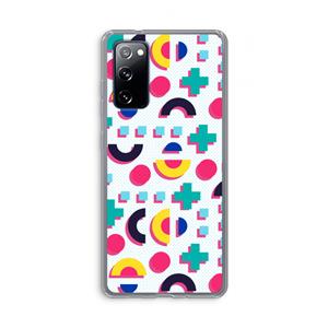 CaseCompany 8-bit N°2: Samsung Galaxy S20 FE / S20 FE 5G Transparant Hoesje