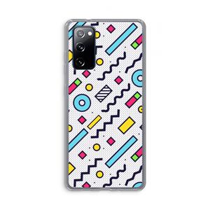 CaseCompany 8-bit N°8: Samsung Galaxy S20 FE / S20 FE 5G Transparant Hoesje