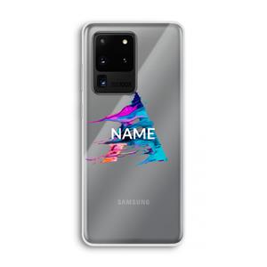 CaseCompany Abstract Spectrum: Samsung Galaxy S20 Ultra Transparant Hoesje
