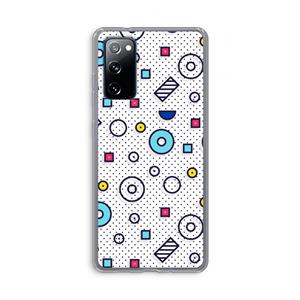 CaseCompany 8-bit N°9: Samsung Galaxy S20 FE / S20 FE 5G Transparant Hoesje