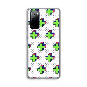 CaseCompany 8-bit N°10: Samsung Galaxy S20 FE / S20 FE 5G Transparant Hoesje