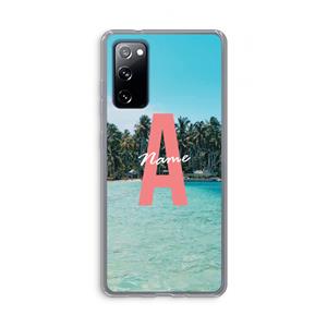CaseCompany Pacific Dream: Samsung Galaxy S20 FE / S20 FE 5G Transparant Hoesje