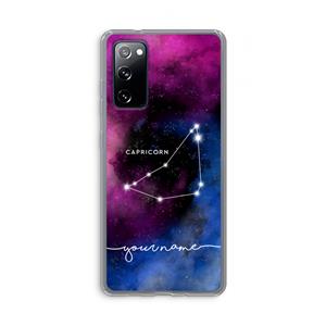 CaseCompany Sterrenbeeld - Donker: Samsung Galaxy S20 FE / S20 FE 5G Transparant Hoesje