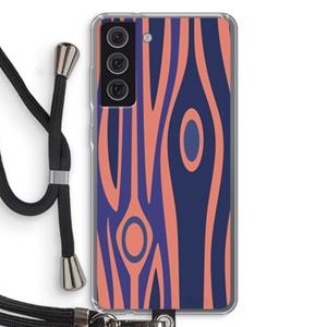 CaseCompany Bast A: Samsung Galaxy S21 FE Transparant Hoesje met koord