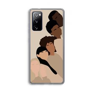 CaseCompany Sweet creatures: Samsung Galaxy S20 FE / S20 FE 5G Transparant Hoesje